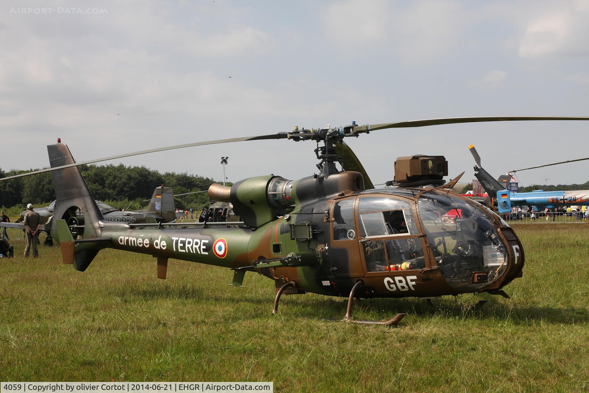 4059, Aérospatiale SA-342M Gazelle C/N 2059, Gilze Rijen airshow