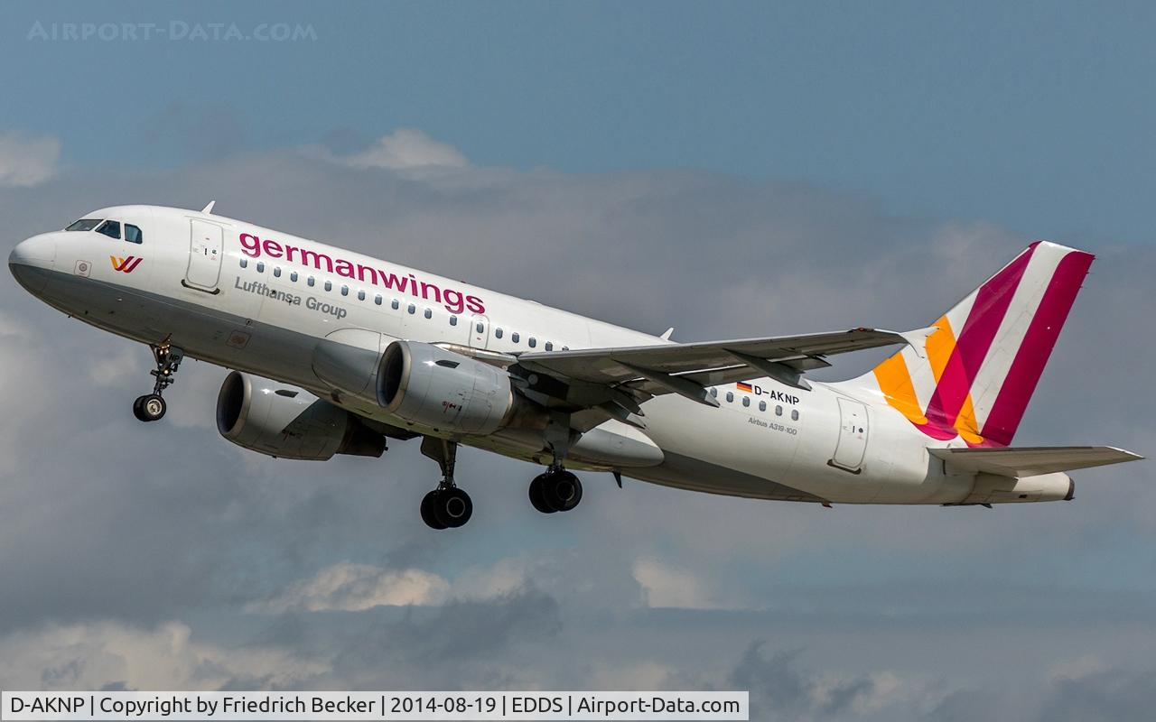 D-AKNP, 1999 Airbus A319-112 C/N 1155, departure from Stuttgart