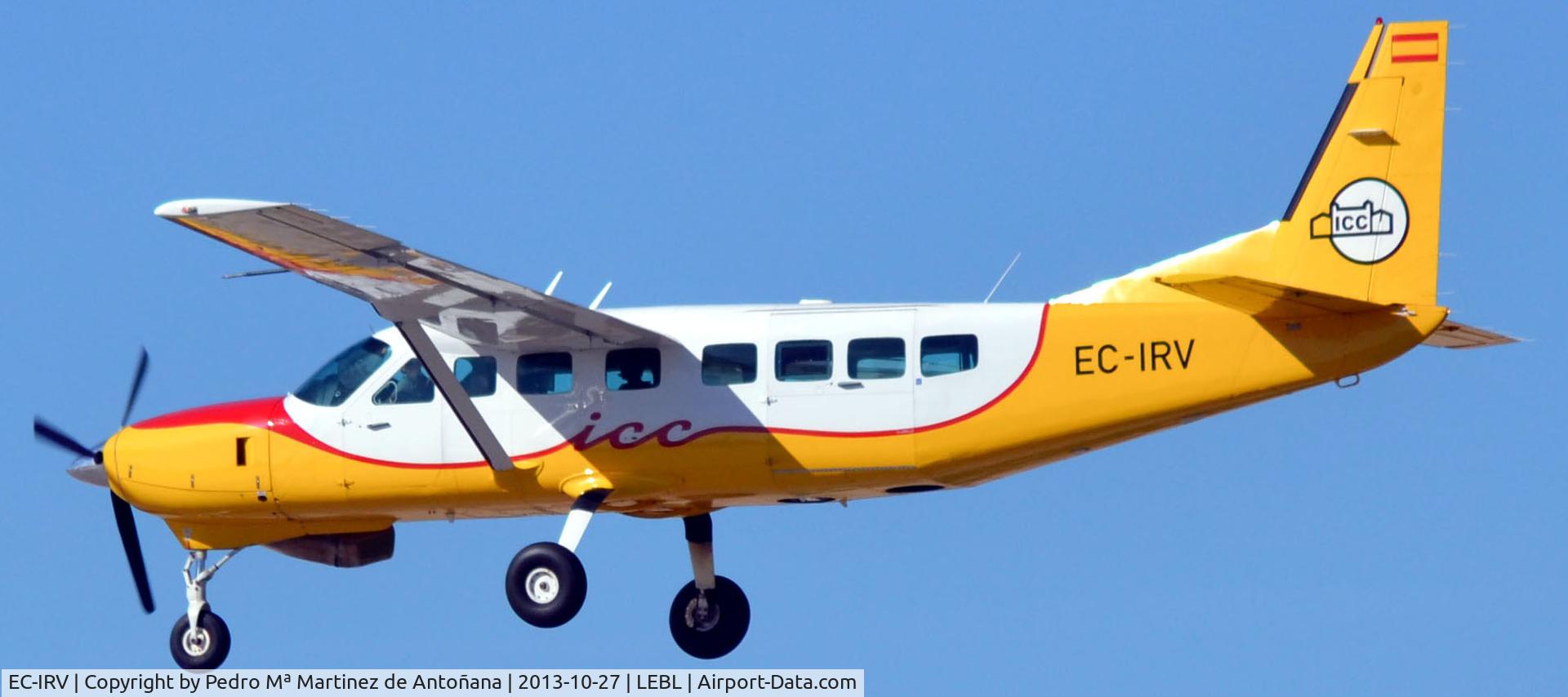 EC-IRV, 2003 Cessna 208B Grand Caravan C/N 208B1038, Aeropuerto El Prat Barcelona