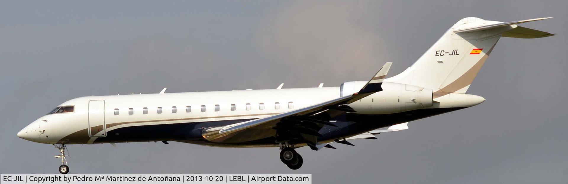 EC-JIL, 2004 Bombardier BD-700-1A10 Global Express C/N 9146, Aeropuerto El Prat Barcelona