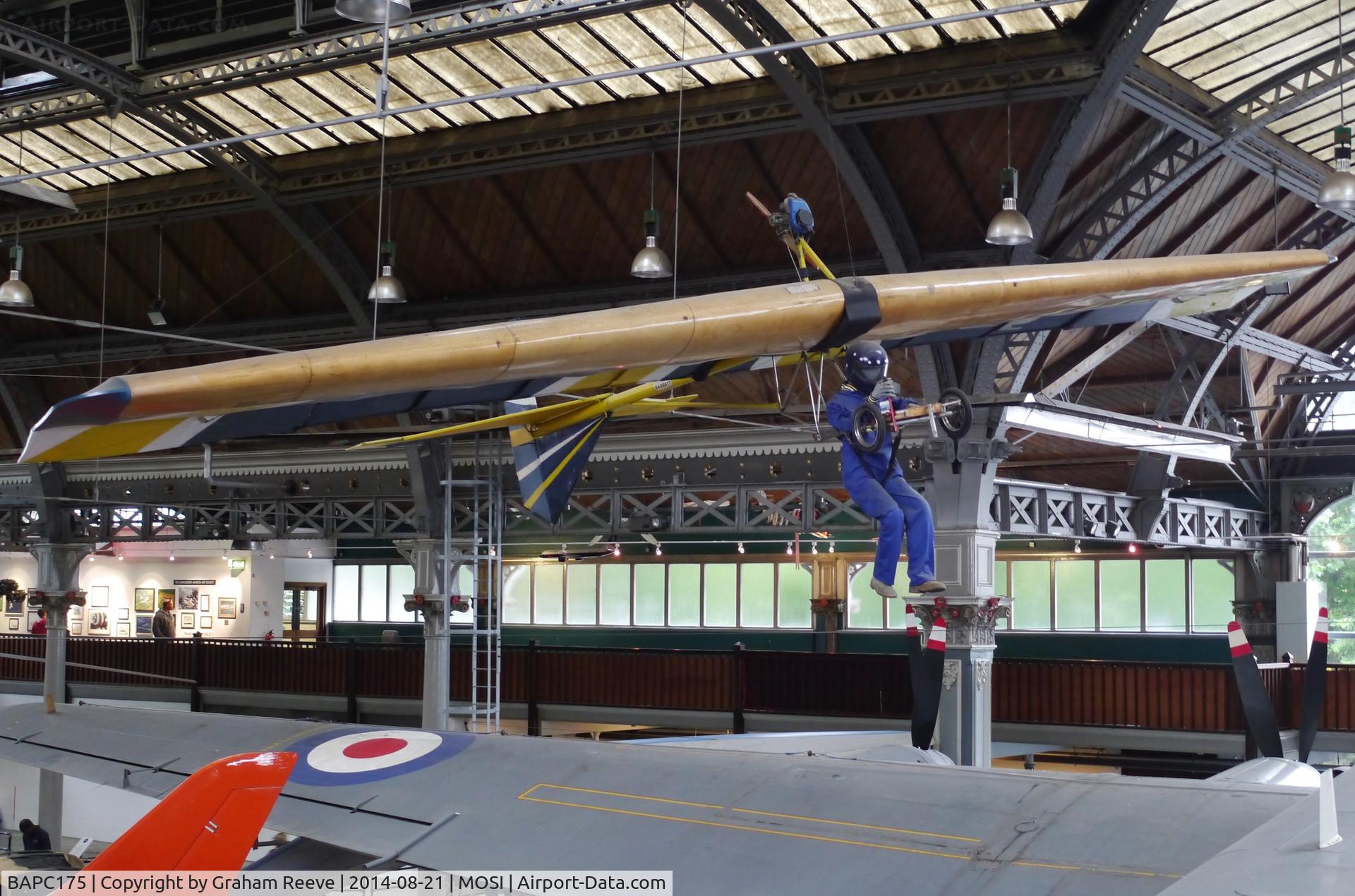 BAPC175, Volmer VJ-23 Swingwing C/N BAPC.175, On display at the Museum of Science and Industry, Manchester