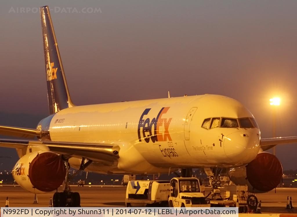 N992FD, 1986 Boeing 757-232(F) C/N 22912, Parked at the Cargo area...