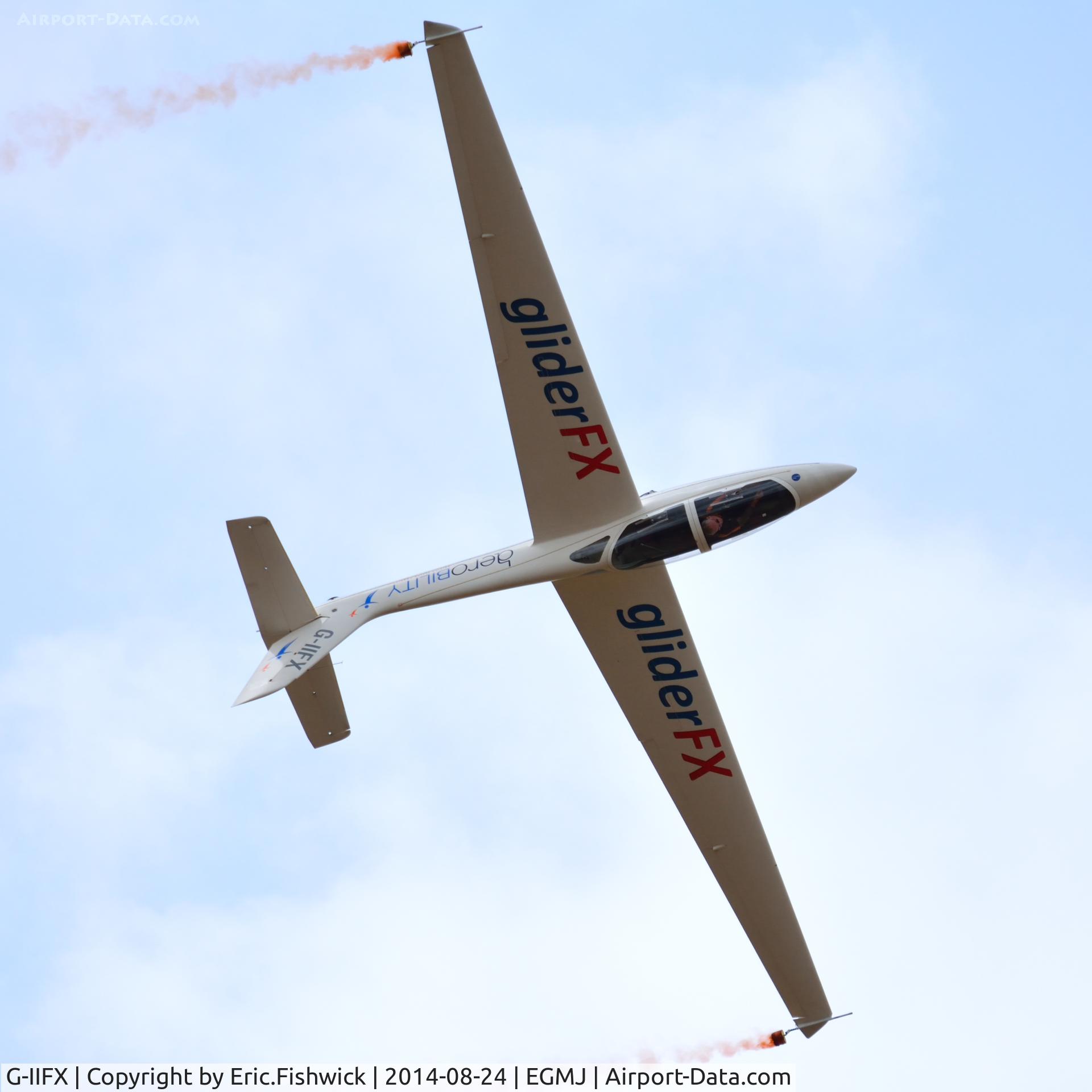 G-IIFX, 1998 Marganski MDM-1 Fox C/N 223, 42. G-IIFX inverted at a superb Little Gransden Air & Car Show, Aug. 2014.