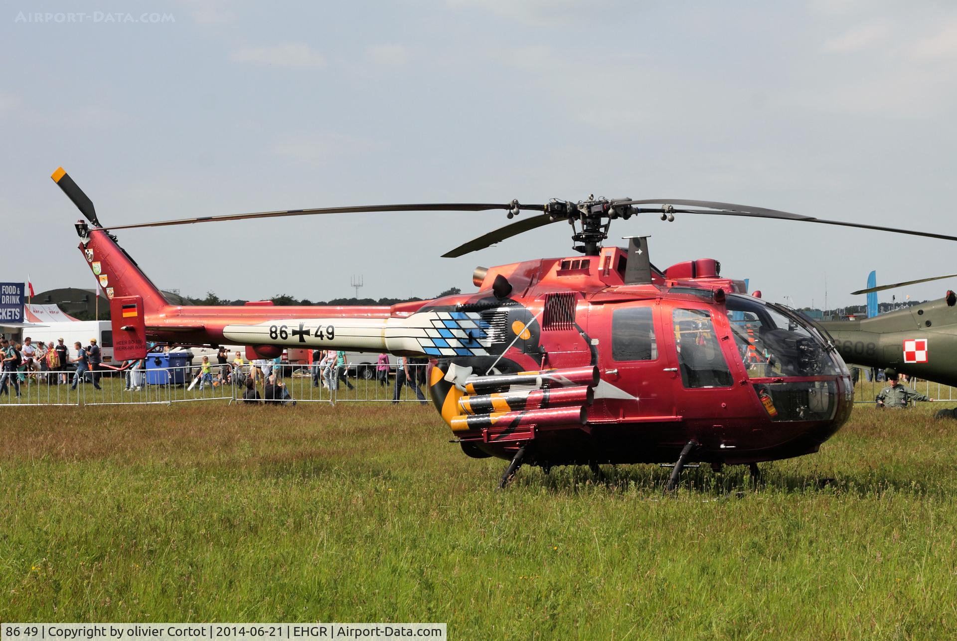 86 49, MBB Bo.105P C/N 6049, Gilze Rijen airshow