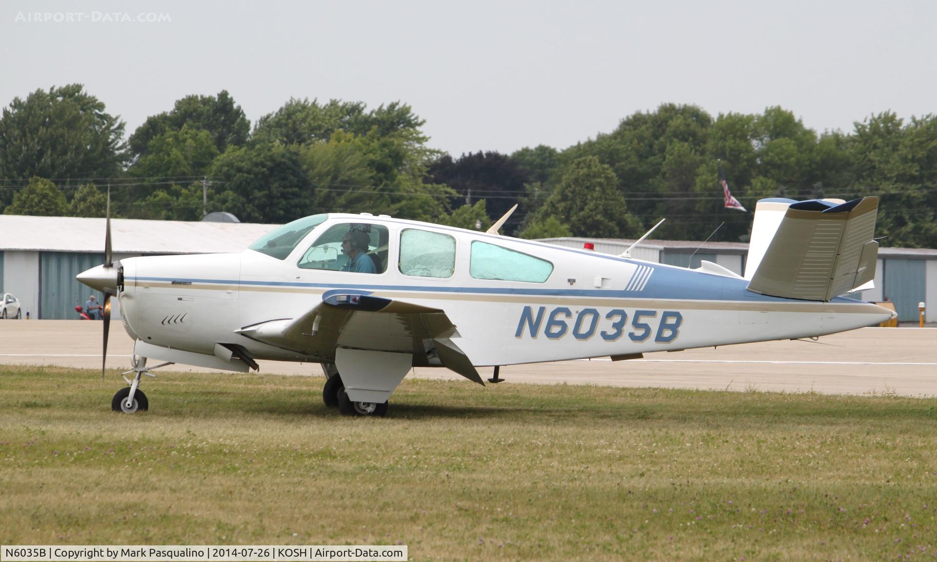 N6035B, 1980 Beech V35B Bonanza C/N D-10348, Beech V35B