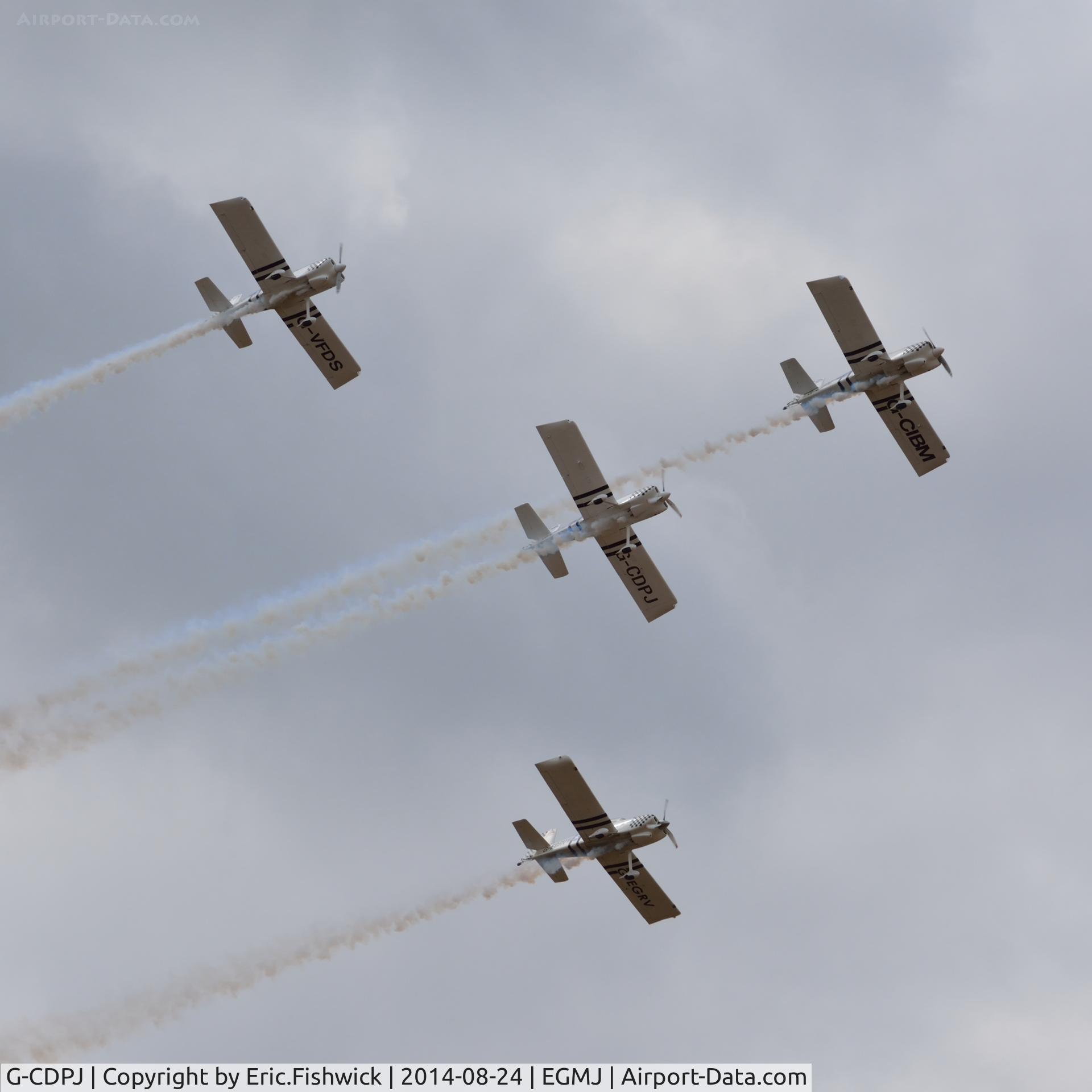 G-CDPJ, 2006 Vans RV-8 C/N PFA 303-13295, 45. G-CDPJ with Team Raven at a superb Little Gransden Air & Car Show, Aug. 2014.