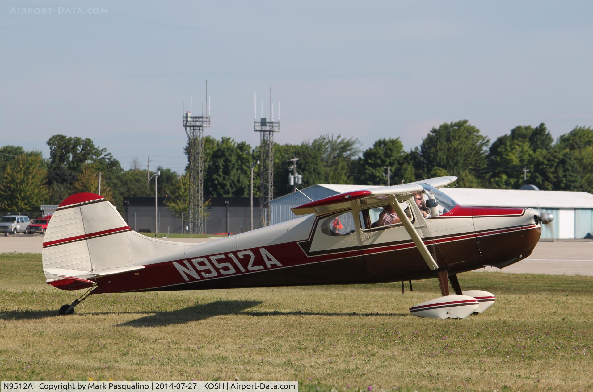 N9512A, 1950 Cessna 170A C/N 19381, Cessna 170A