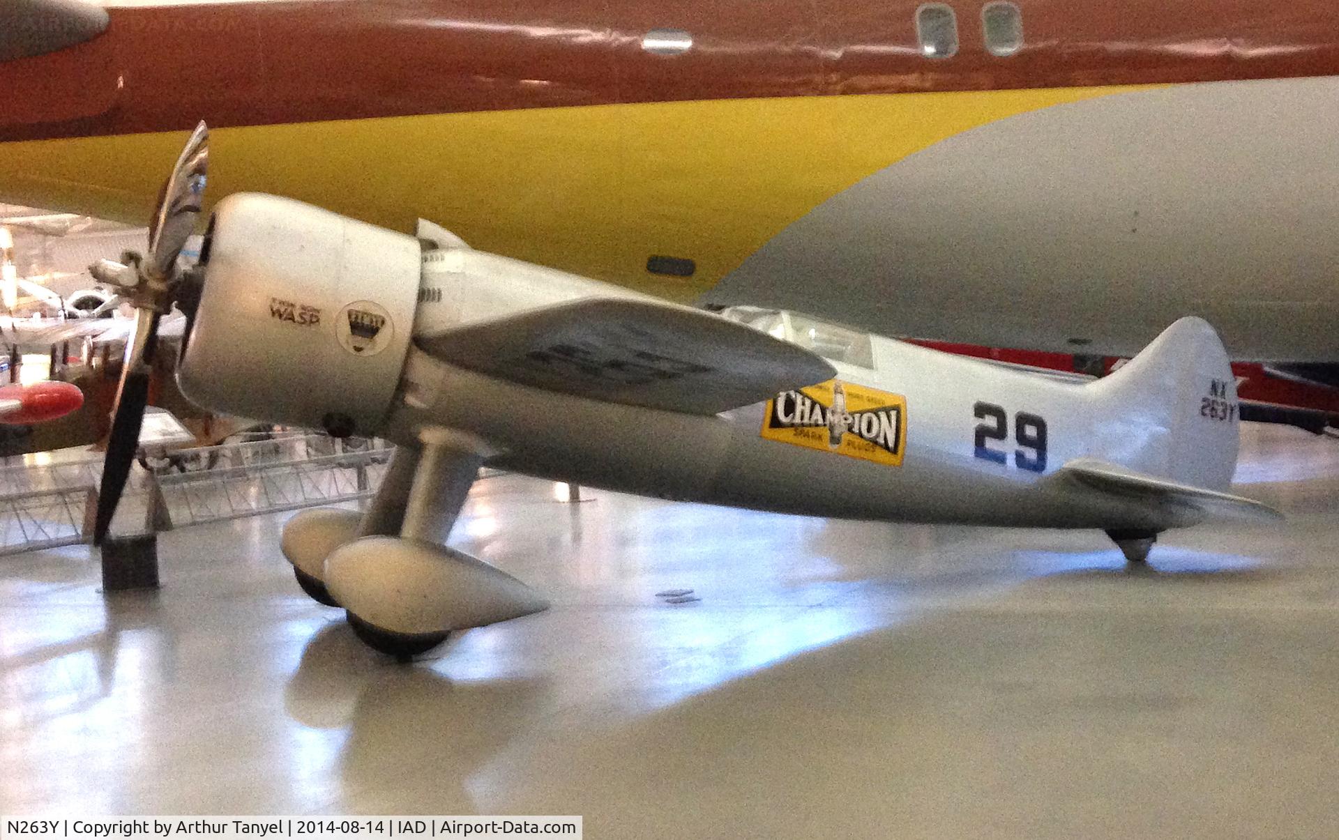 N263Y, 1936 Lawrence W Brown Aircraft Company - LAIRD RT-14 Meteor C/N 1, On display @ the Udvar-Hazy Center