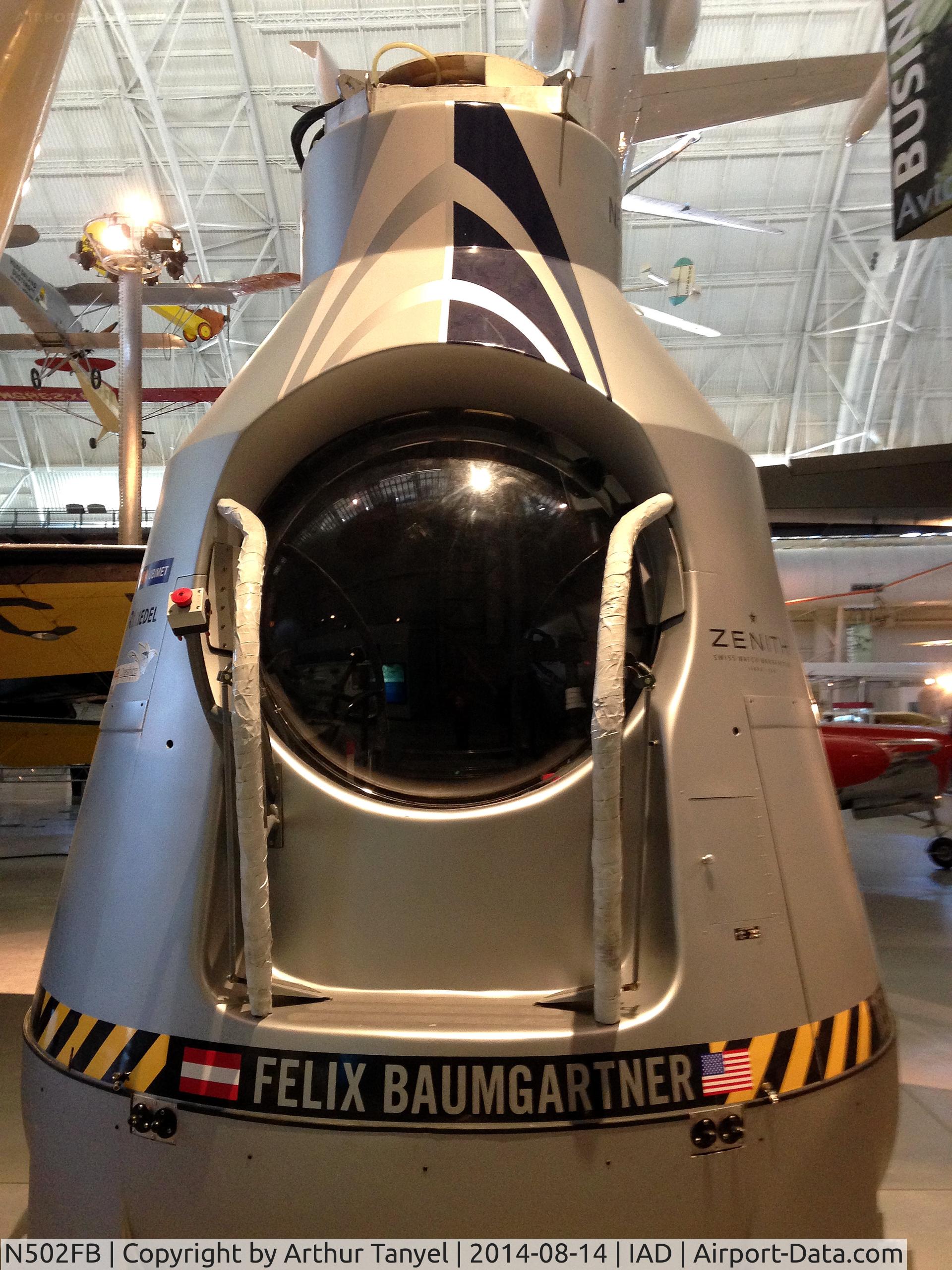 N502FB, Sage Cheshire Inc CAP1 C/N SC502-CAP1, On display @ the Udvar-Hazy Center