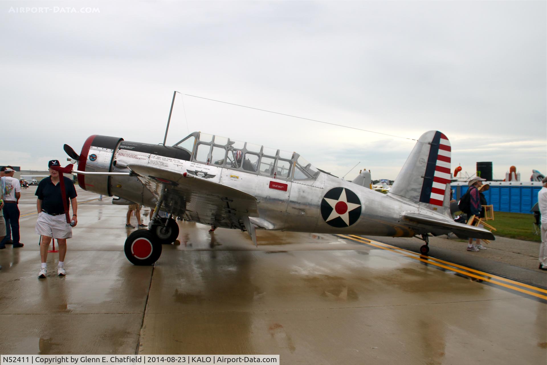 N52411, 1941 Consolidated Vultee BT-13A C/N 2548, At the air show