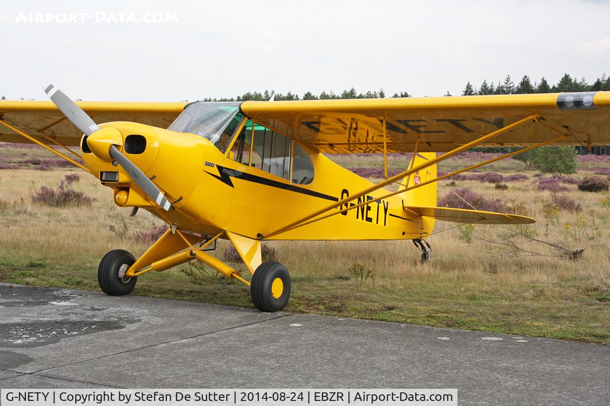 G-NETY, 1994 Piper PA-18-150 Super Cub C/N 1809108, Zoersel Fly-In 2014.