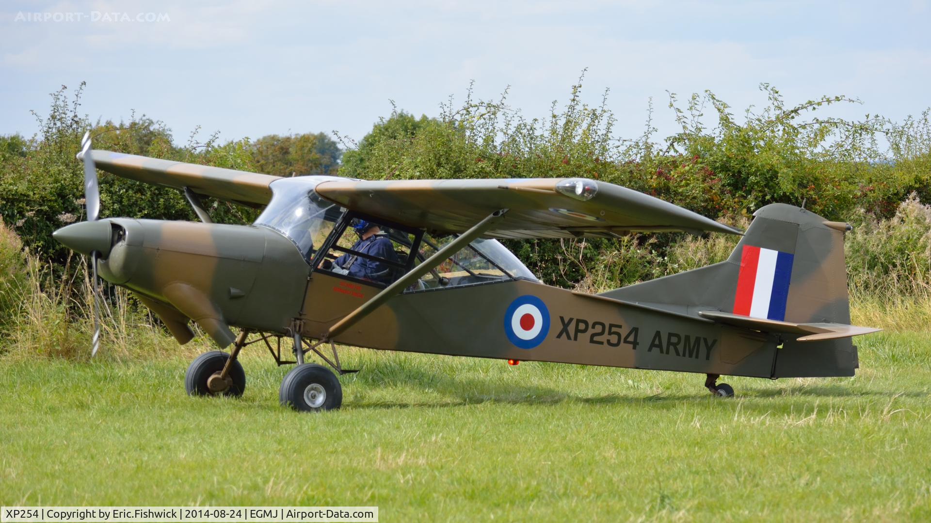 XP254, 1962 Auster AOP.11 C/N B5/10/162, 3. XP254 at a superb Little Gransden Air & Car Show, Aug. 2014.