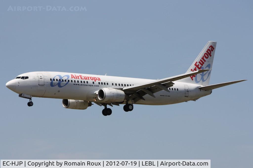 EC-HJP, 2000 Boeing 737-85P C/N 28535, Landing