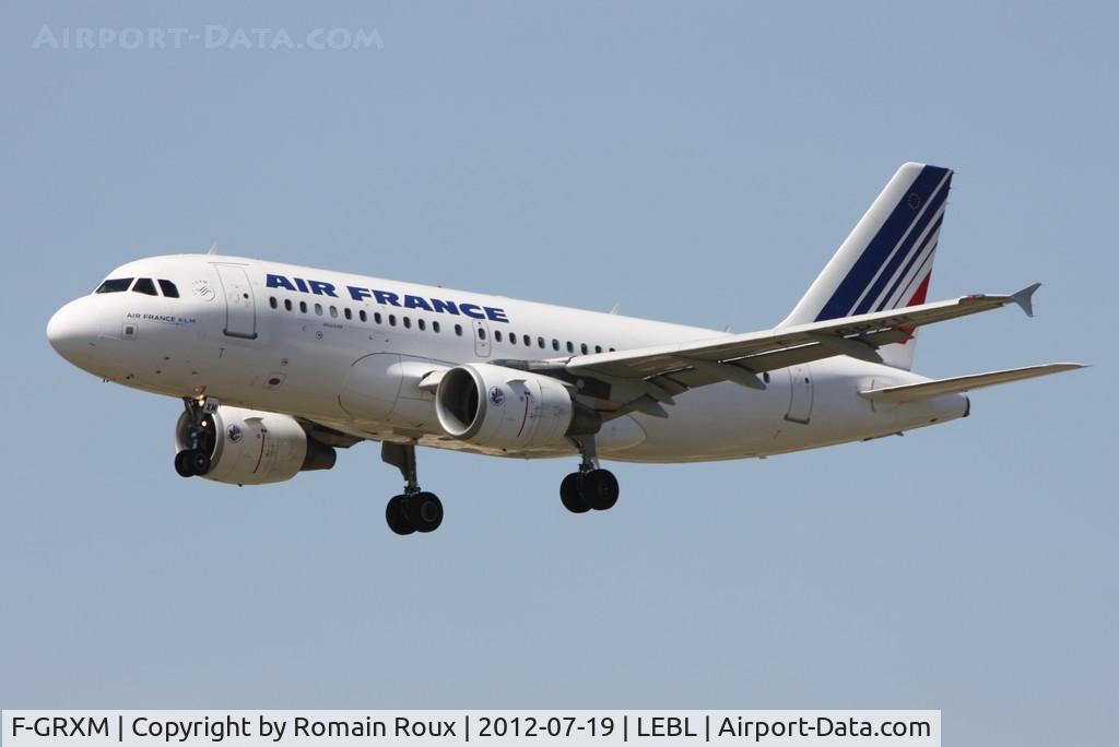 F-GRXM, 2006 Airbus A319-111 C/N 2961, Landing