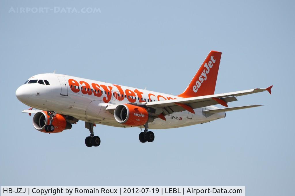 HB-JZJ, 2004 Airbus A319-111 C/N 2265, Landing