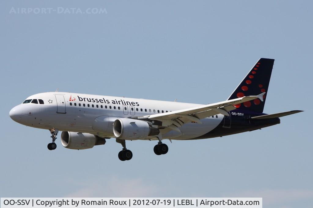OO-SSV, 2004 Airbus A319-111 C/N 2196, Landing