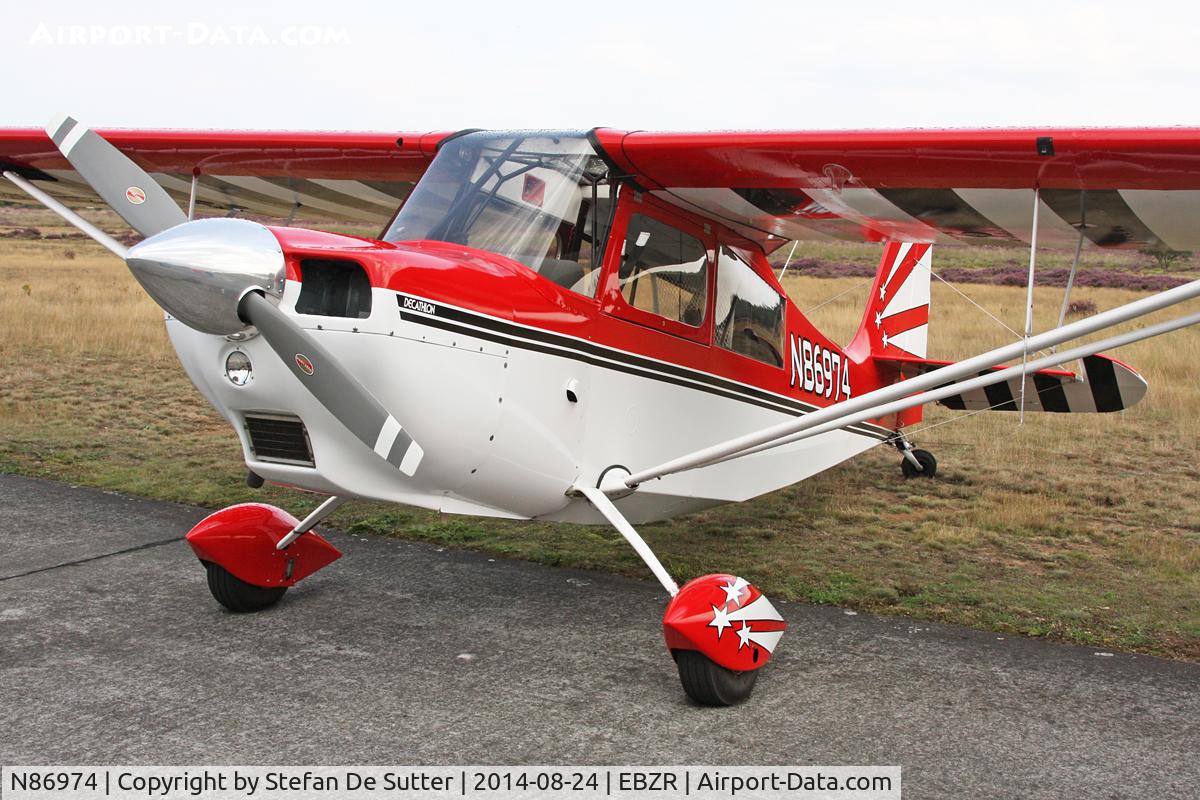 N86974, 1974 Bellanca 8KCAB Decathlon C/N 145-74, Zoersel Fly-In 2014.
