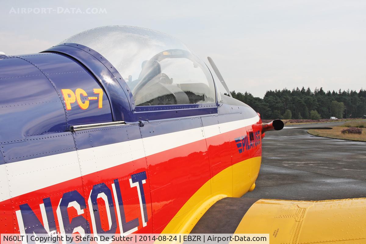 N60LT, 1999 Pilatus PC-7 C/N 615, Zoersel Fly-In 2014.