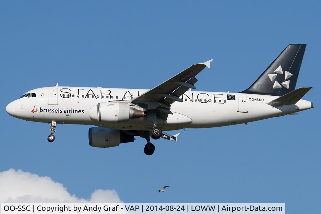 OO-SSC, 1999 Airbus A319-112 C/N 1086, Brussel Airlines A319