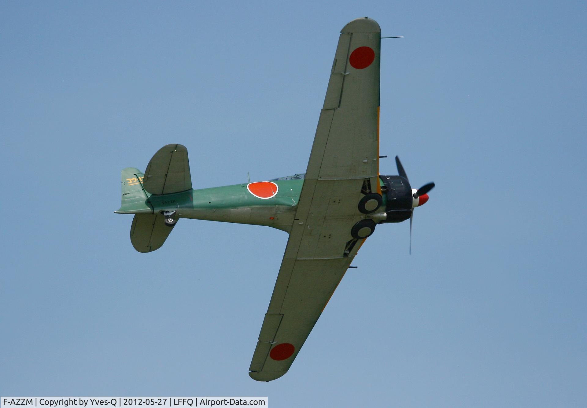 F-AZZM, 2000 North American AT-6B Texan C/N SA-32, North American AT-6B Texan-Zero, AJBS Collection, La Ferté-Alais Airfield (LFFQ) Air Show 2012
