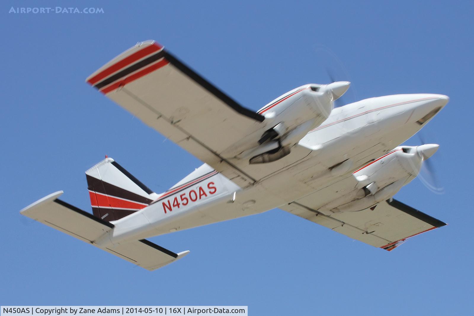N450AS, 1978 Piper PA-23-250 C/N 27-7854123, At Propwash Airport