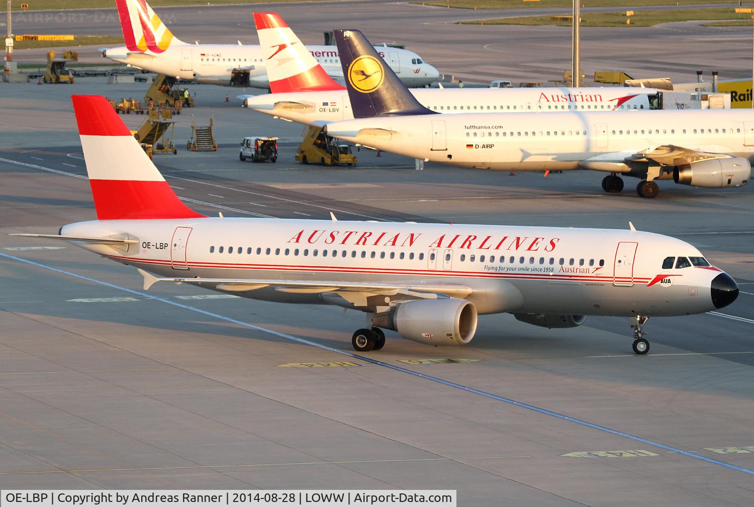 OE-LBP, 1998 Airbus A320-214 C/N 797, Austrian Airlines A320