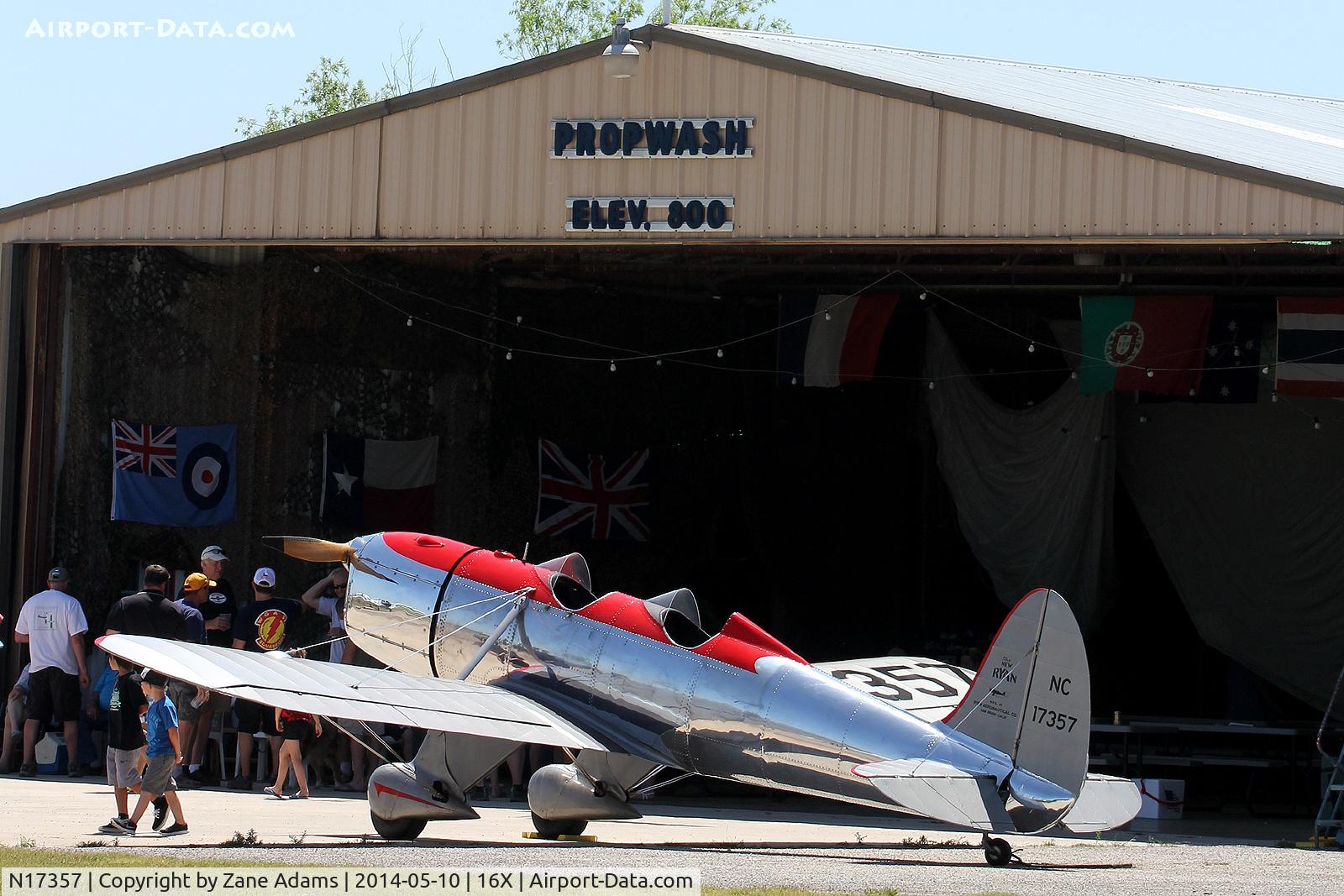 N17357, 1937 Ryan Aeronautical ST-A C/N 162, At the 2014 Propwash Party