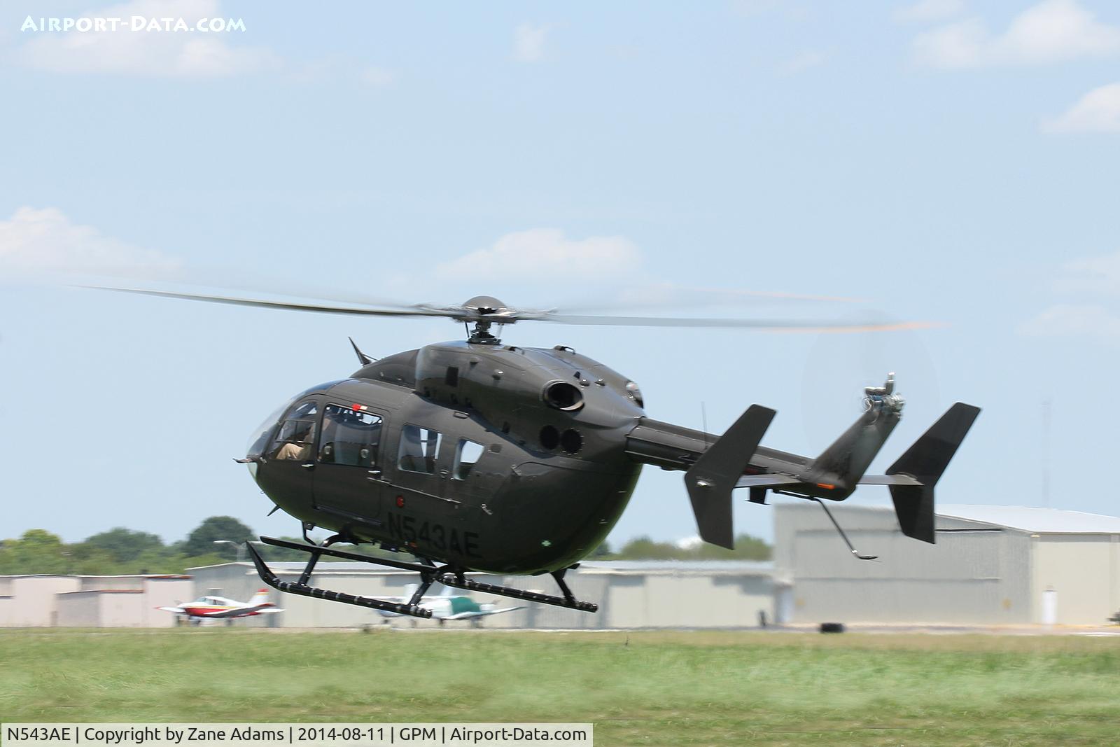 N543AE, Eurocopter-Kawasaki EC-145 (BK-117C-2) C/N 9204, Flight Training at Grand Prairie Municipal