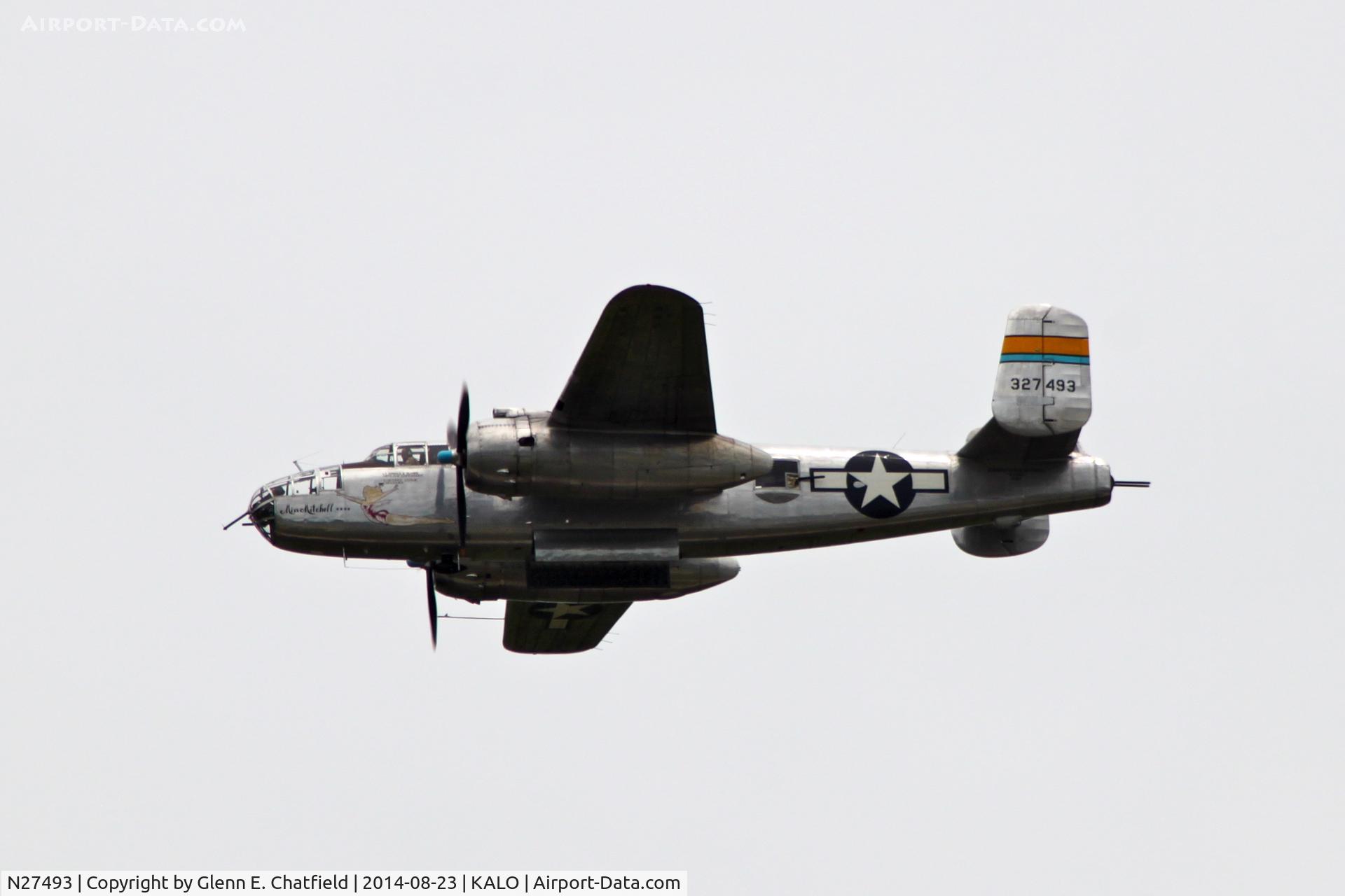 N27493, 1944 North American TB-25K Mitchell C/N 44-29869/108-33144, At the air show