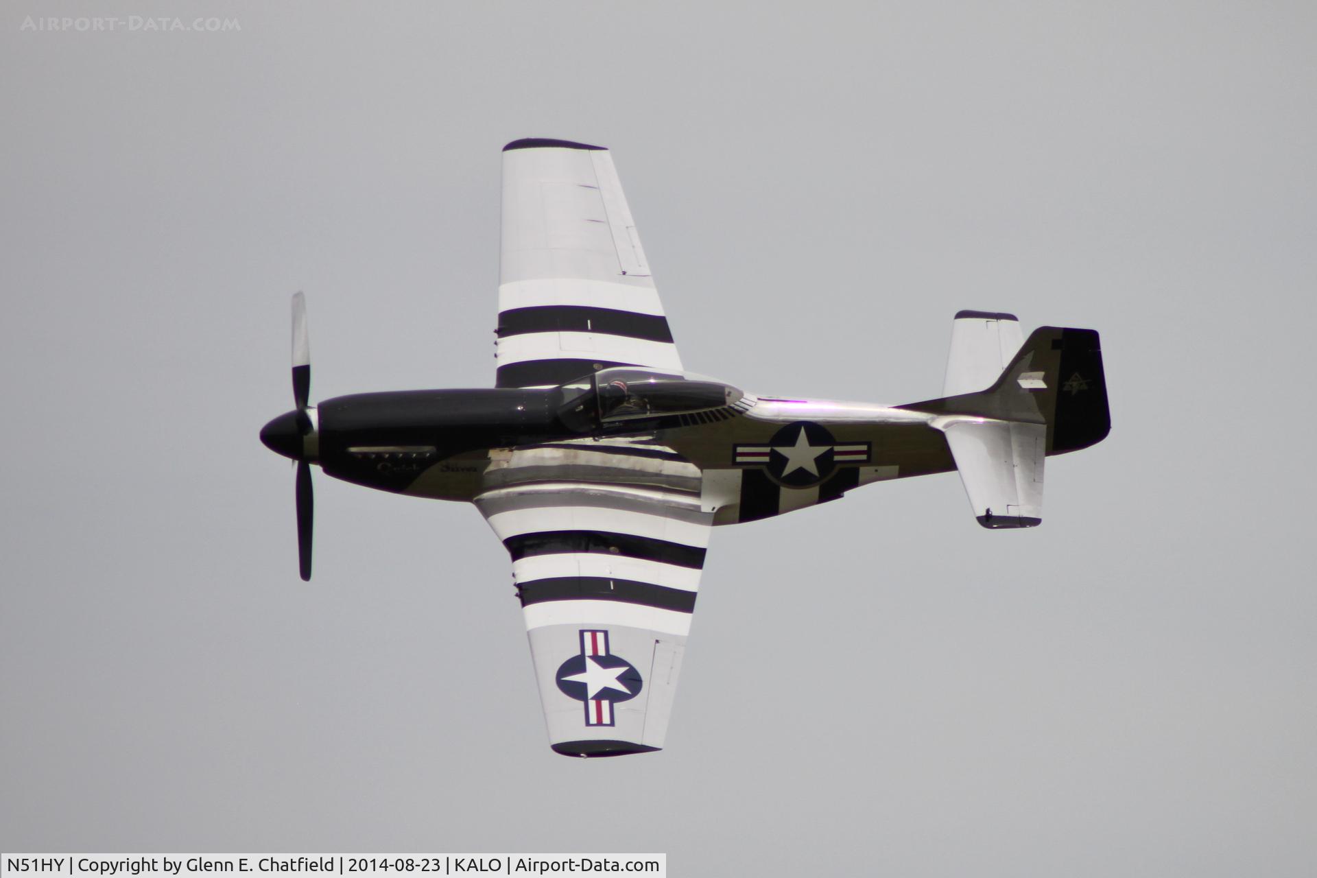 N51HY, 1944 North American P-51D Mustang C/N 124-48192, At the air show