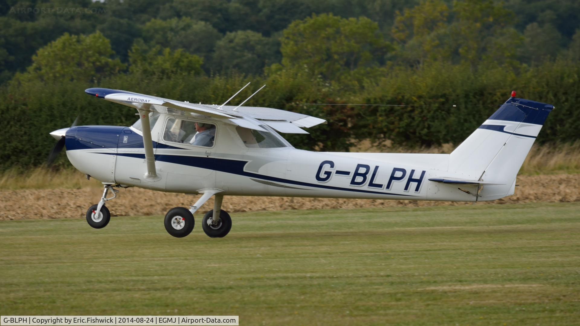 G-BLPH, 1974 Reims FRA150L Aerobat C/N 0239, 41. G-BLPH departing the superb Little Gransden Air & Car Show, Aug. 2014.