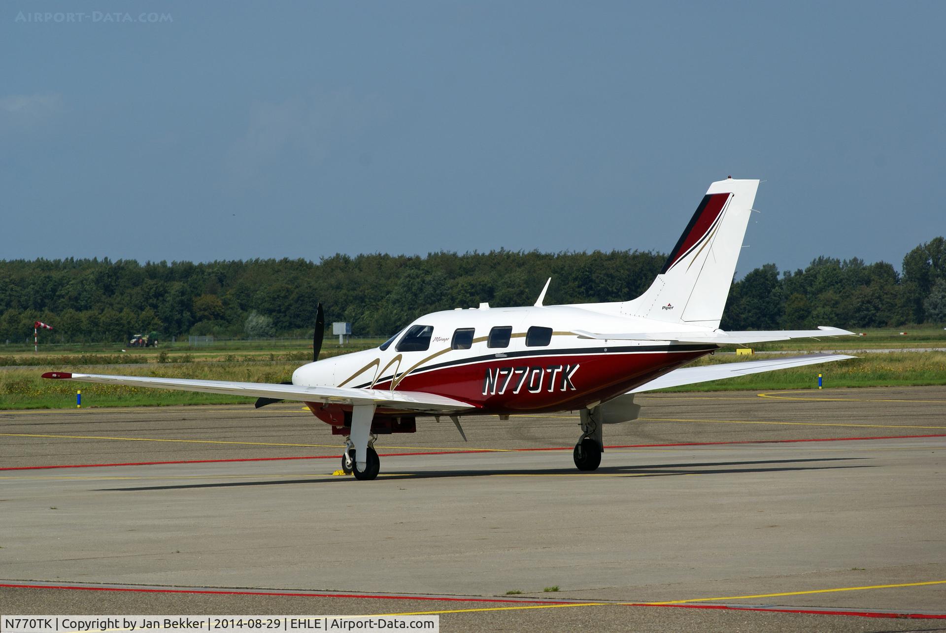 N770TK, Piper PA-46-350P Malibu Mirage C/N 4636471, Lelystad Airport