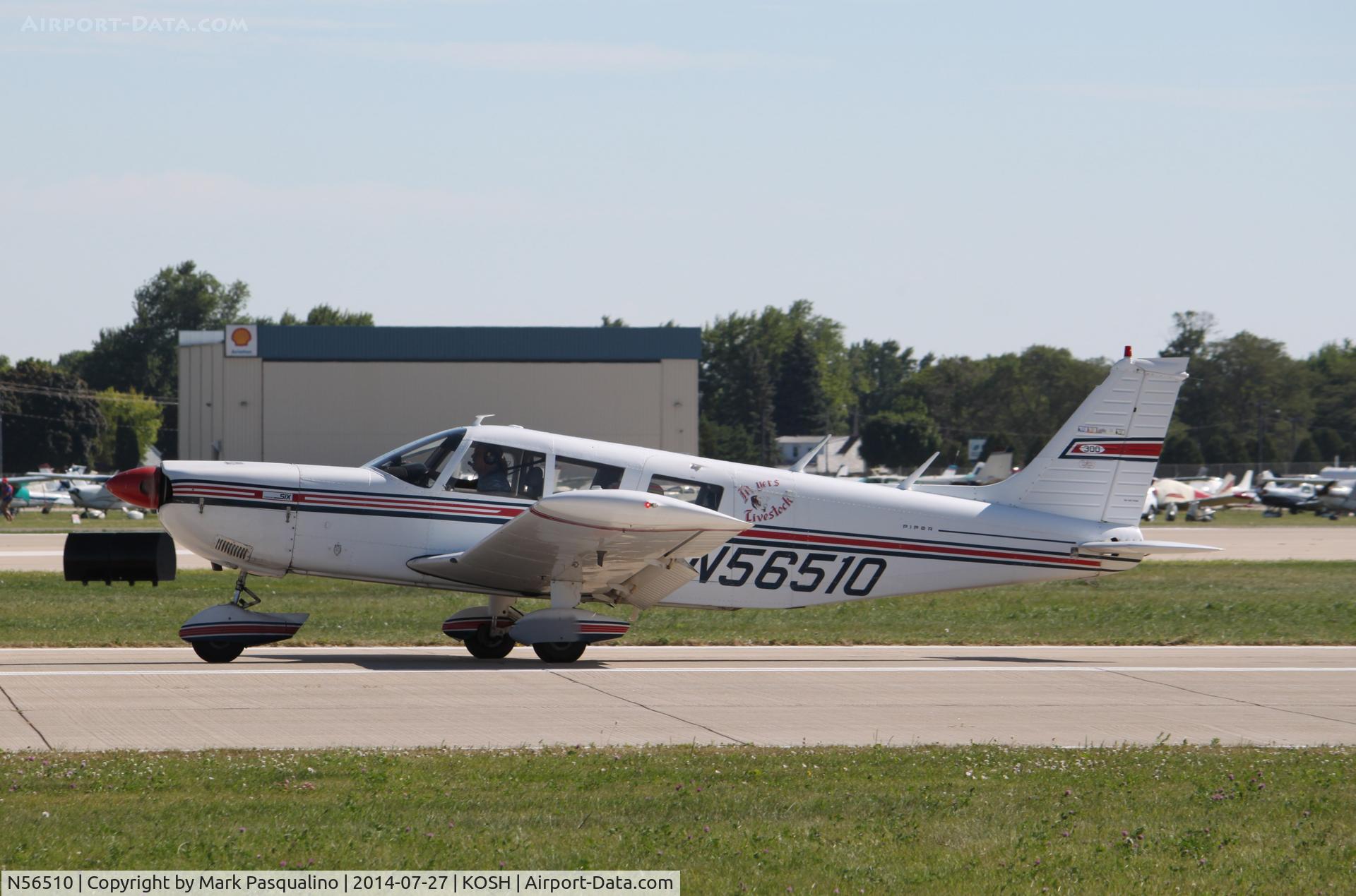 N56510, 1973 Piper PA-32-300 Cherokee Six C/N 327340187, Piper PA-32-300