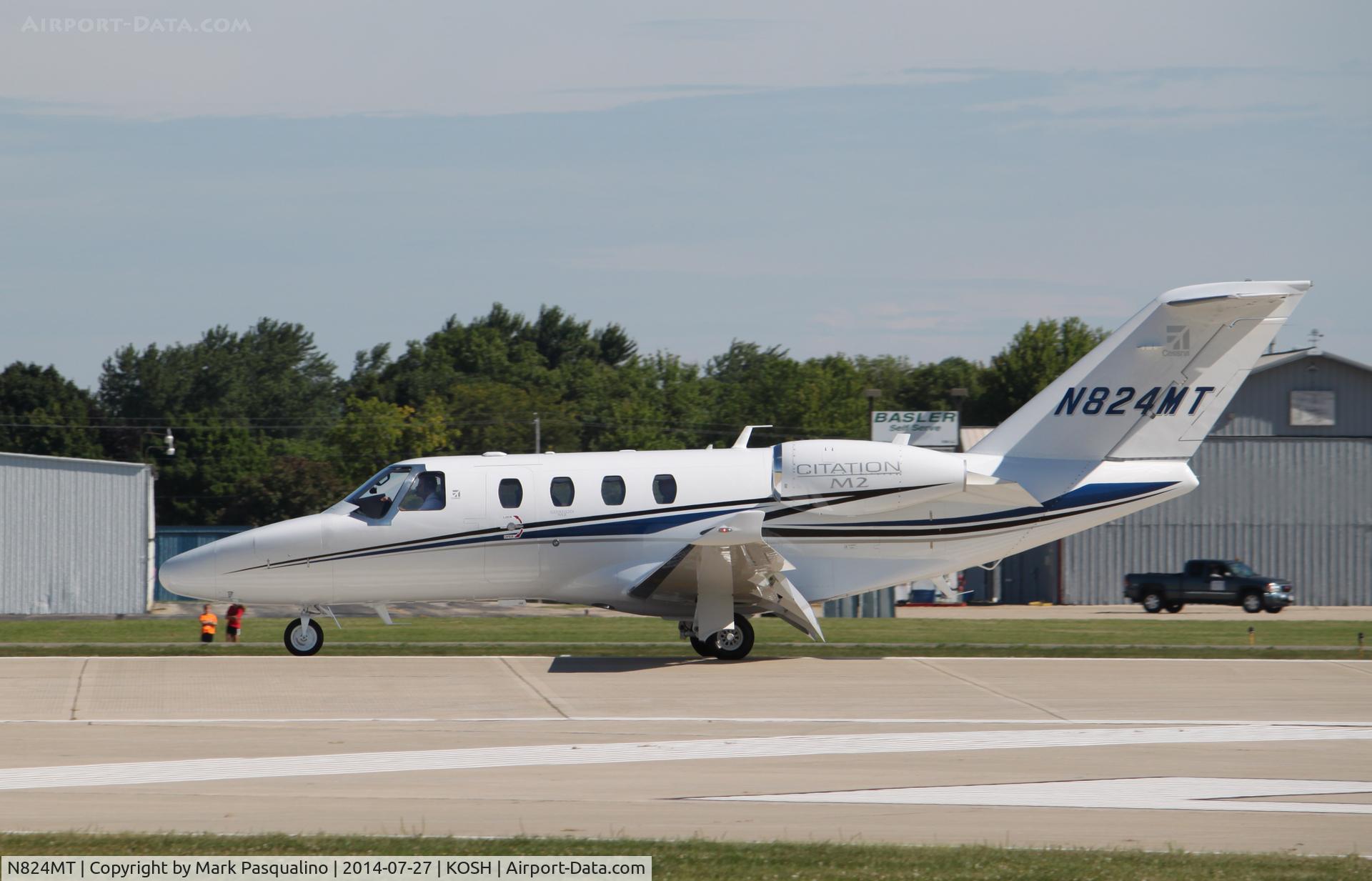 N824MT, 2014 Cessna 525 Citation M2 C/N 525-0824, Cessna 525