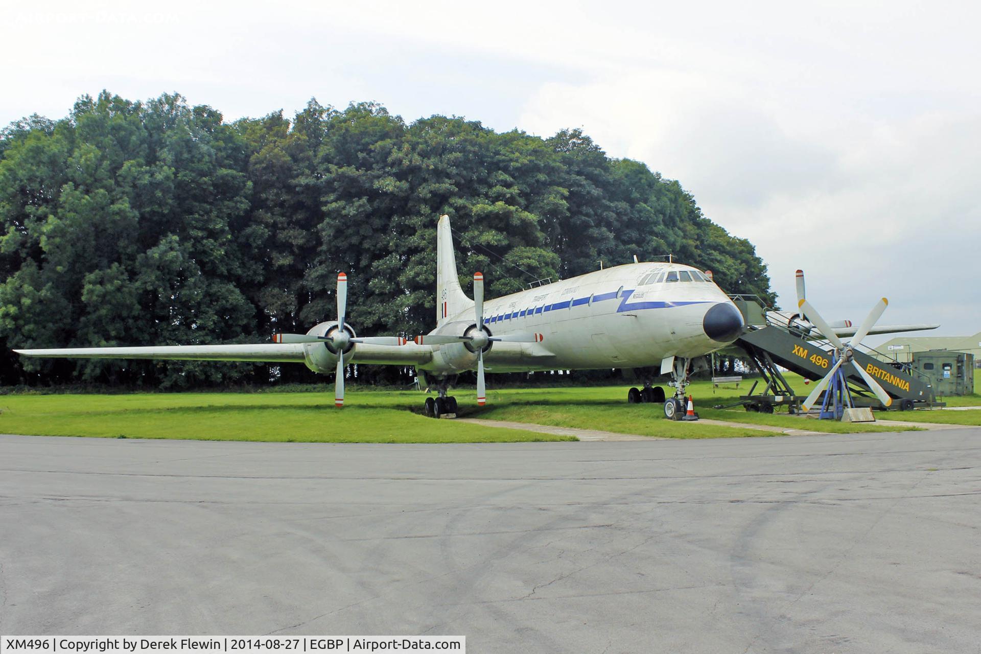 XM496, 1959 Bristol Britannia C.1 (175 Britannia 253F) C/N 13508, XM496 Regulus is the only Ex RAF fully complete Britannia in the World, fitted out for half passengers and half cargo.