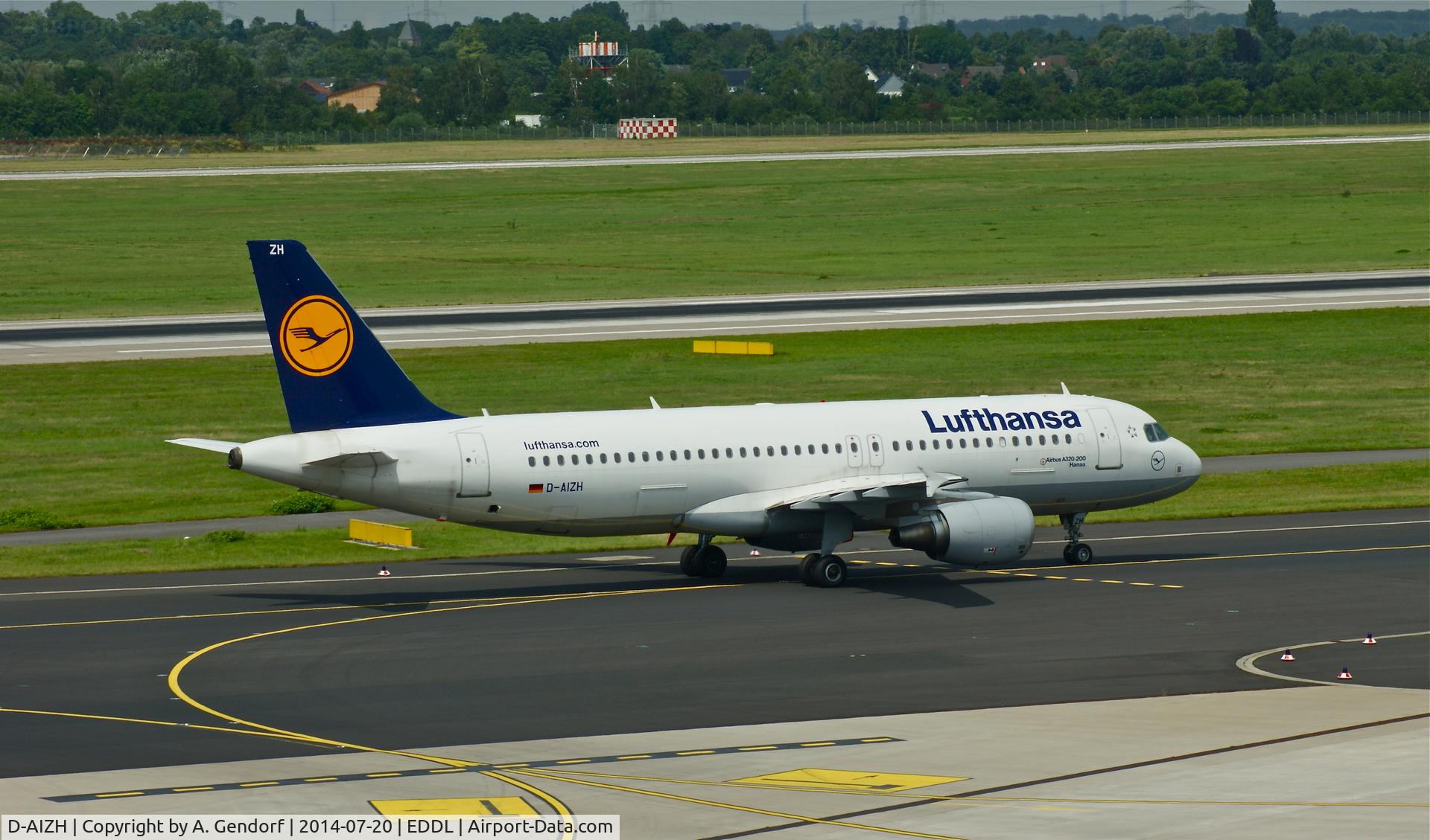 D-AIZH, 2010 Airbus A320-214 C/N 4363, Lufthansa, seen here on the way to RWY 23L at Düsseldorf Int'l(EDDL)