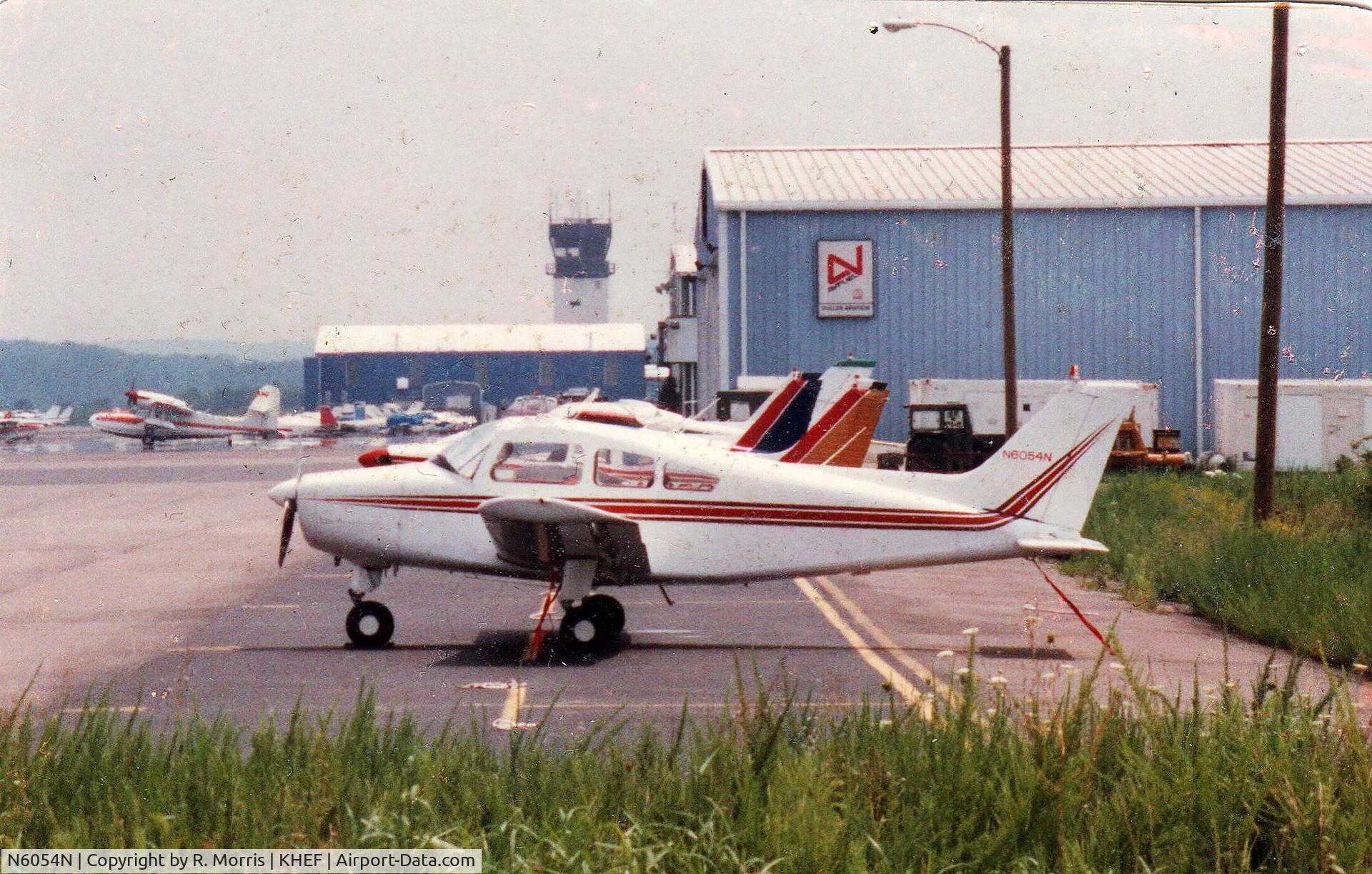 N6054N, 1968 Beech B23 Musketeer C/N M-1161, Beech Musketeer at Manassas VA, just arrived from San Francisco