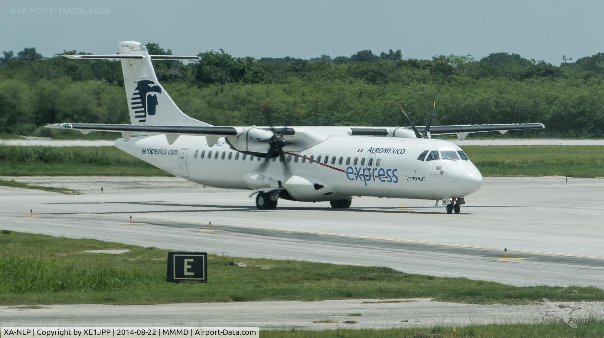 XA-NLP, 2013 ATR 72-600 C/N 1086, Arriving at Mérida, México.