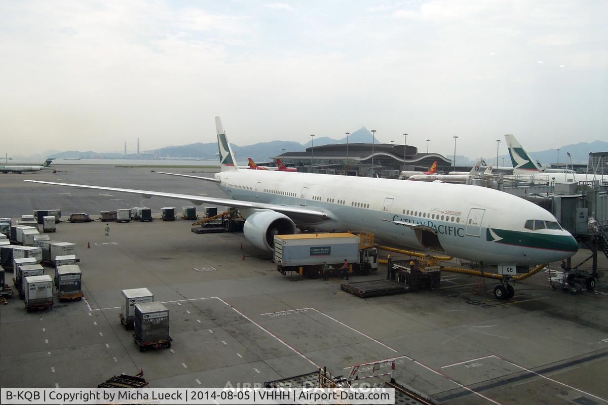 B-KQB, 2012 Boeing 777-367/ER C/N 39235, At Hong Kong