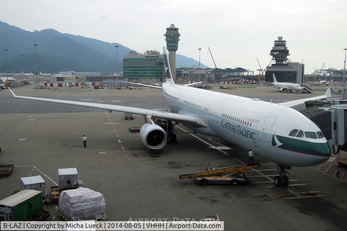 B-LAZ, 2013 Airbus A330-343X C/N 1387, At Hong Kong