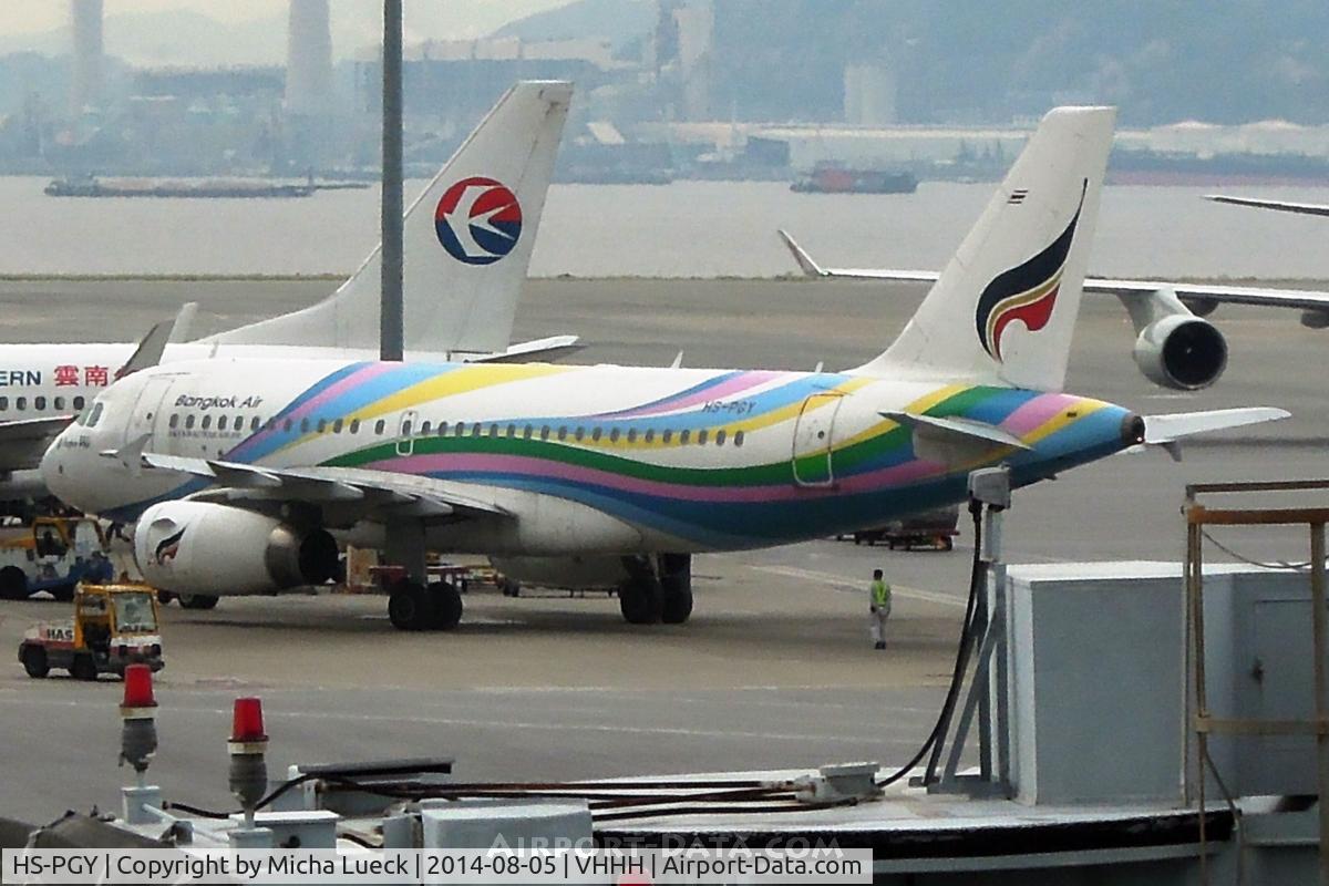 HS-PGY, 2008 Airbus A319-132 C/N 3454, At Hong Kong