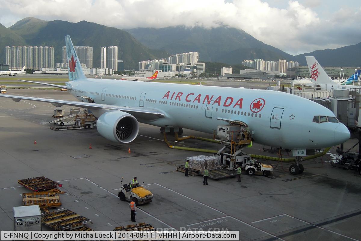 C-FNNQ, 2013 Boeing 777-333/ER C/N 43251, At Hong Kong