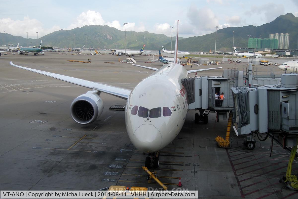 VT-ANO, 2013 Boeing 787-8 Dreamliner C/N 36286, At Hong Kong