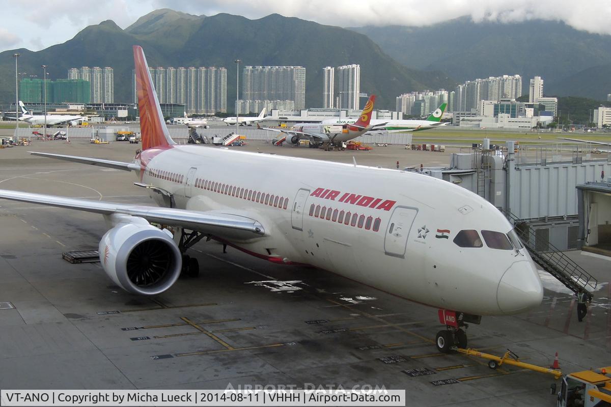 VT-ANO, 2013 Boeing 787-8 Dreamliner C/N 36286, At Hong Kong