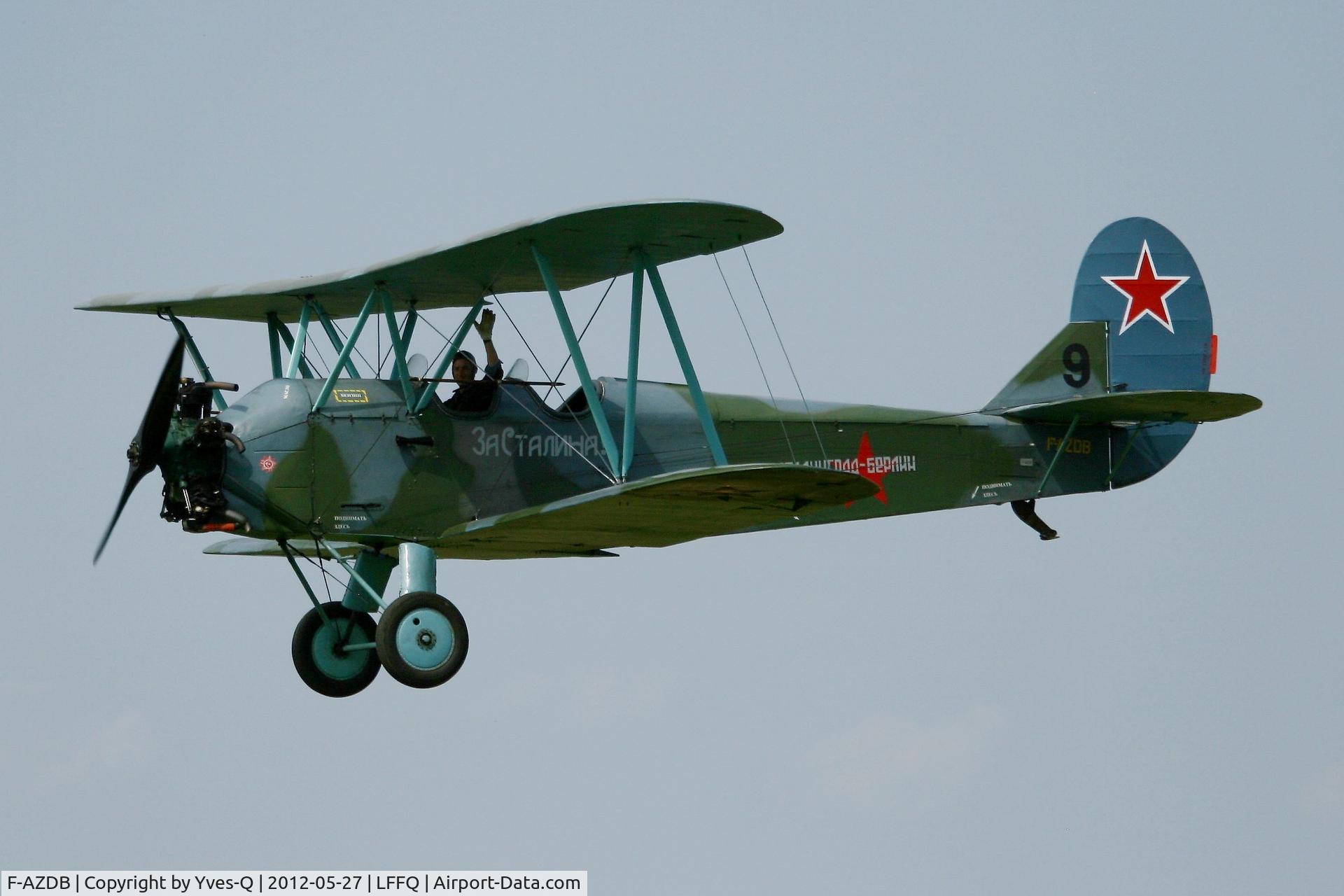 F-AZDB, Polikarpov Po-2W C/N 045, Polikarpov Po-2W, La Ferté Alais Airfield (LFFQ) Air Show 2012