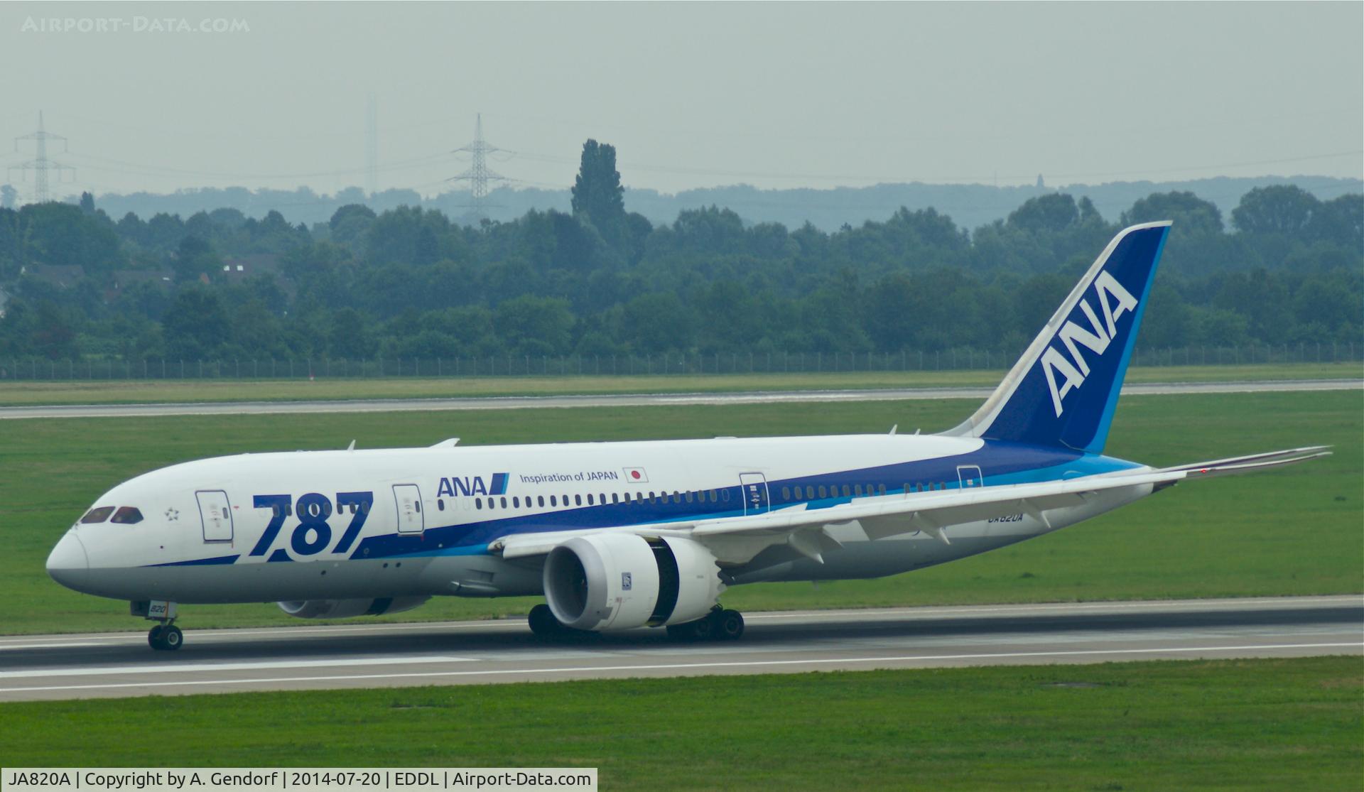 JA820A, 2013 Boeing 787-8 Dreamliner C/N 34511, ANA (