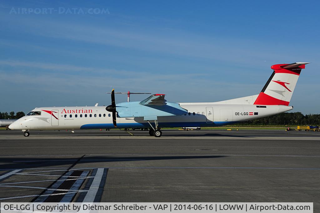 OE-LGG, 2002 De Havilland Canada DHC-8-402Q Dash 8 C/N 4074, Austrian Dash 8-400