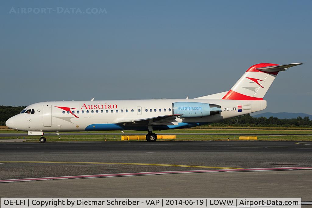 OE-LFI, 1995 Fokker 70 (F-28-0070) C/N 11529, Austrian Fokker 70