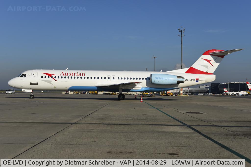 OE-LVD, 1994 Fokker 100 (F-28-0100) C/N 11515, Austrian Fokker 100