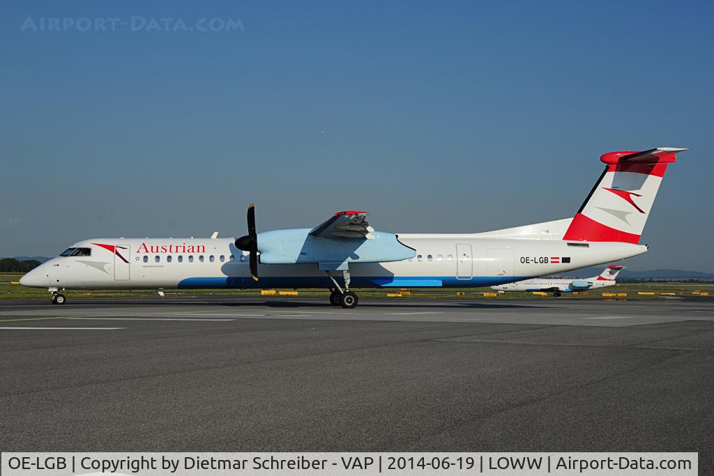 OE-LGB, 1999 De Havilland Canada DHC-8-402Q Dash 8 C/N 4015, Austrian Dash 8-400